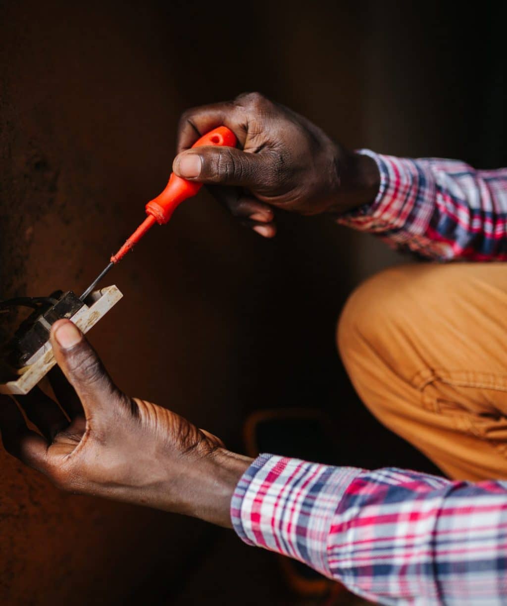 electrician in Uganda, Africa